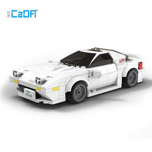 โมเดลรถบล็อกก่อสร้าง1:24 trueno จาก cada Initial D สำหรับวัยรุ่นที่มีการออกแบบตัวละครอะนิเมะ - Product Image 4