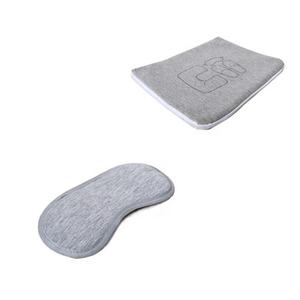 Juego de dormir de viaje inflable 3 en 1 cómodo de la mejor calidad, Kit de viaje en avión para aerolínea y Camping - Product Image 4