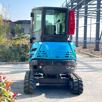 EPA Engine Mini Excavator 3.5 Ton Crawler Digger 1 Ton Mini Bagger Free Shipping Farm Used China Factory Price for Sale