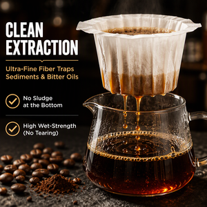 Filtres à café jetables en <span class=keywords><strong>papier</strong></span>, inserts pour tasses individuelles, compatibles avec les machines à café à capsules K-Cup rechargeables - Product Image 6