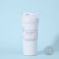 Bouteille d'eau en acier inoxydable 20/24 oz en gros, bouteille shaker double isolation avec couvercle anti-fuite pour les entraînements à la salle de sport