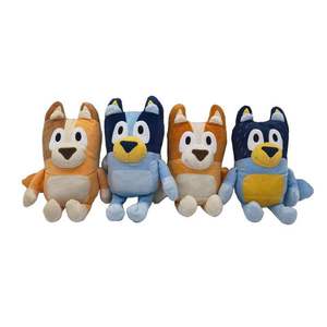 Juego de Peluches de Bluey y <span class=keywords><strong>Bingo</strong></span> de 28 cm, Peluches Suaves de Bandit, Chilli y Heeler, Familia de Perritos de Peluche - Product Image 1