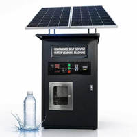 Máquina Expendedora de Agua Solar YISO, Dispensador de Agua Potable con Energía Solar, Kiosco de Agua Solar
