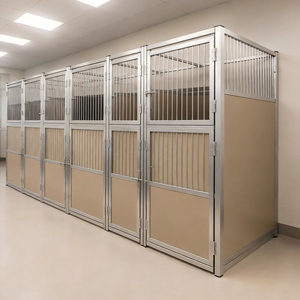 304 Stainless OEM Commercial Vet Outdoor Dog Shelter <b>Run</b> Kennel Walk In Large Pet Heavy Duty Dog Boarding <b>Run</b> Kennel With HDPE - Product Image 4