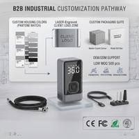Pompa Ban Mobil 150PSI 35L/mnt 60W Portabel dengan 2 Baterai 2000mAh dan Layar Tekanan Digital