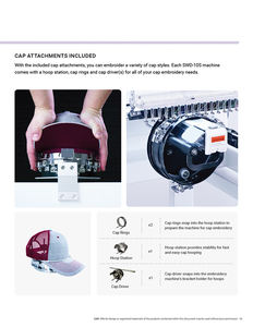 آلة تطريز رأس واحد/12 إبرة Ricoma ، استوديو منزلي - Product Image 6