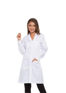Femmes Couleur Blanche Sans Pilling Protection Laboratoire Hôpital Travail Médical Uniforme Manches Longues Médecins Manteaux de Laboratoire - Product Image 6