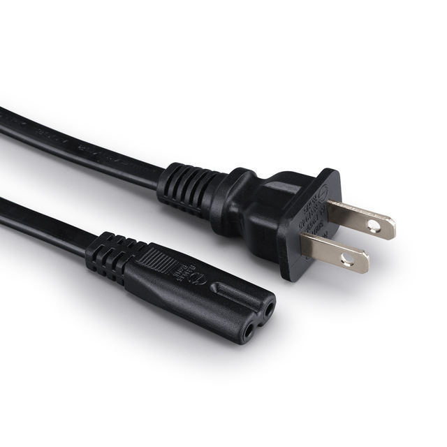 Bsmi Certified Taiwan Two-Prong Flat-Ended Tin-Plated Parallel Cable Sheathed AC Power Cord Factory Direct Sales NEMA IP11