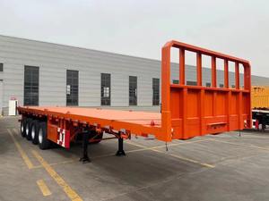 ตู้คอนเทนเนอร์2เพลา40<span class=keywords><strong>ฟุต</strong></span>รถบรรทุก40Ft 20Ft บรรทุกตู้คอนเทนเนอร์แบบแบน - Product Image 2