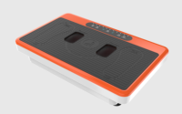 Plateforme vibrante d'exercice à double moteur, capacité de charge 120 kg, 1 à 99 niveaux de vitesse, portable pour usage domestique, entraînement corporel