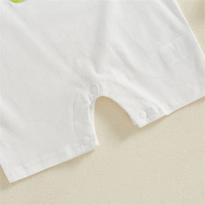 Vêtements Private Label pour Nouveau-né <span class=keywords><strong>1er</strong></span> Anniversaire, Barboteuses Brodées de Golf à Manches Courtes pour Bébés Filles et Garçons, 1 Pièce - Product Image 6