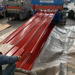 Tôles de <span class=keywords><strong>toiture</strong></span> en acier galvanisé ondulé pour maison, 0,2-0,8 mm, tôles de <span class=keywords><strong>toiture</strong></span> colorées ASTM - Product Image 3