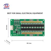Carte PCBA XJ BMS Lifepo4 3S 45A 12V pour la protection de l'équilibrage de la batterie pour les petits outils électriques DIY