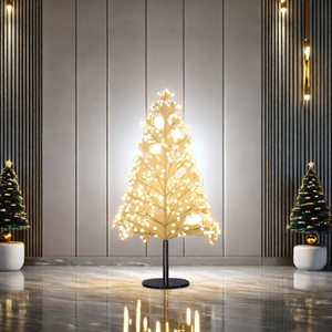 Bán Buôn Giáng Sinh Trang Trí Sân Trang Trí Ngoài Trời LED Nhân Tạo Cây Bạch Dương Ánh Sáng Cổ Tích Chi Nhánh Sáng Nhà Đảng Trang Trí Nội Thất - Product Image 1