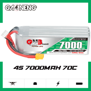 GNB for 7000mah 4S 14.8V 70C 140C XT60 LiPo <b>Battery</b> 300-Cycle RC Car Boat Truggy Truck Airplane Helicopter MultiCopter - Product Image 2