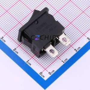 SS21-BBDWG2-S2-R D/C Rocker Switch Through hole Component (THT),21x15mm Switch 12A 250V - Product Image 2