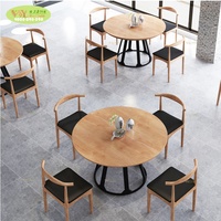 Meubles de maison, table basse et chaises en bois massif modernes pour restaurant, salon, cuisine, salle à manger