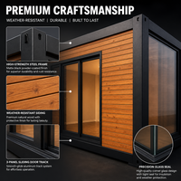 Maison modulaire de luxe ignifuge et insonorisée, maison préfabriquée en conteneur maritime, maisonnette portable pour jardin, hôtel