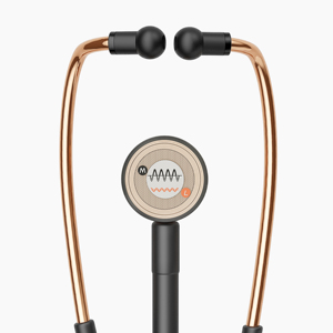 Testa d'ascolto dello stetoscopio in polvere oro migliore qualità di miglior stetoscopio Deluxe - Product Image 4