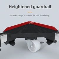 Support universel à roulettes pivotantes pour ordinateur de bureau à domicile, base mobile télescopique pour unité centrale, accessoire de rangement