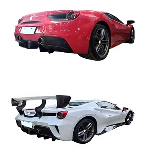 สำหรับเฟอร์รารี่ 488 ที่ได้รับการอัปเกรดด้วยชุดแต่งสไตล์ EVO Track Version - Product Image 4