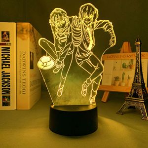 Venta al por mayor nuevos perros callejeros Bungo <span class=keywords><strong>Dazai</strong></span> Osamu Nakahara Chuuya Kawaii Girl DIY 3D LED linterna acrílico <span class=keywords><strong>Anime</strong></span> noche Luz - Product Image 4