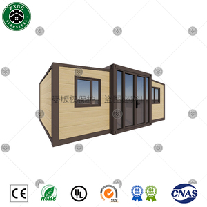 Maison préfabriquée à assemblage rapide, emballée en kit, 2-3 chambres, villa conteneur extensible, maison mobile à panneaux sandwich - Product Image 2