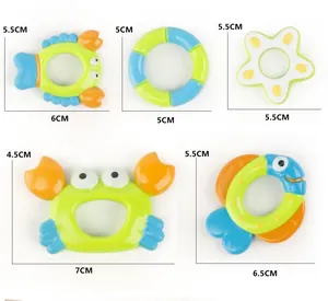 Hot Selling Baby Bad Speelgoed Drijvend Octopus Speelgoed Met Werpringen Interactief Bad