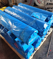 Rouleaux de bâche en tissu HDPE PE de poids moyen du fabricant, enduits imperméables, tricotés, pour usage industriel, extérieur et agricole