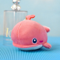 Peluche Baleine Mignonne Violette en Gros, Jouet Doux à Câliner, Animal en Peluche Kawaii, Oreiller Requin Bleu pour Enfants, Cadeau d'Anniversaire, Porte-clés en Peluche
