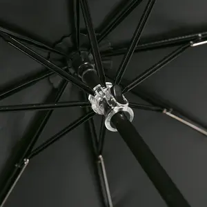 新しい創造的な3つ折り自動サムライ刀傘、ロゴ付きカスタム広告傘