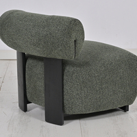 Mobilier nordique moderne de luxe Chaise longue en velours avec canapé simple relax pour salon et hôtel