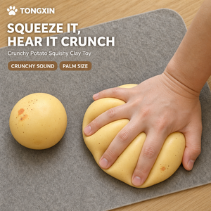 TONGXIN มันฝรั่งบดบีบเล่นแบบหนึบๆ มันฝรั่งบดบีบเล่นแบบกรุบๆ ลูกบอลบีบเล่นคลายเครียดรูปมันฝรั่ง ชุดขายส่งจำนวนมาก จัดจำหน่ายโดยตรงจากโรงงาน - Product Image 3