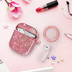 Offre Spéciale housse de protection brillante pour écouteurs, nouveau TPU pailleté électroplaqué antichoc pour <span class=keywords><strong>Airpods</strong></span> <span class=keywords><strong>2</strong></span> - Product Image 2
