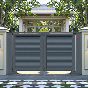 Shengshichanglong Modern Aluminium Electric Cantilever Folding Gates Automatic Country Direct <b>Swing</b> for Hotel Villa - Product Image 6