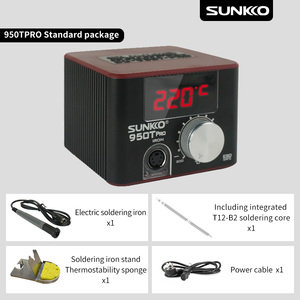 Station de soudage à température constante SUNKKO 950TPRO T12, nouvelle génération, 75W, avec plage de 200-480°C, pour la réparation mobile - Product Image 5