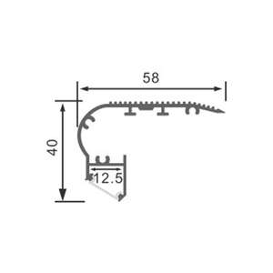 Profilé en aluminium de 2 mètres en couleur aluminium, idéal pour les structures, les cadres et le support en construction et en bricolage. - Product Image 1