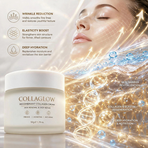 <span class=keywords><strong>Crema</strong></span> <span class=keywords><strong>Viso</strong></span> al Collagene Ricombinante Personalizzata OEM/ODM con Squalano e <span class=keywords><strong>Aloe</strong></span> <span class=keywords><strong>Vera</strong></span> per Rassodare, Anti-Età, Sbiancante e Idratazione Profonda - Product Image 2