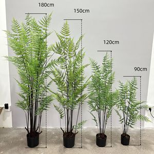 Planta Artificial de Helecho Persa Meng Jie, Planta Grande en Maceta para Interiores, Decoración del Hogar - Product Image 2