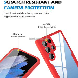 Funda Protectora 360° a Prueba de Golpes, Transparente, Suave, para <span class=keywords><strong>Pantalla</strong></span> Delantera y Trasera, para Samsung Galaxy S24 Ultra, S23, A13, A32, A51, S26 Ultra - Product Image 3