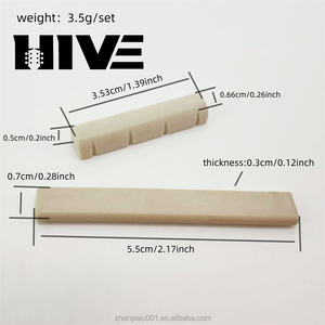 HIVE PPS Plastique Acier 4ème <span class=keywords><strong>Corde</strong></span>, <span class=keywords><strong>6</strong></span>ème <span class=keywords><strong>Corde</strong></span> <span class=keywords><strong>Guitare</strong></span> Classique Folk Ukulélé Ecrou / Sellettes - Product Image 3