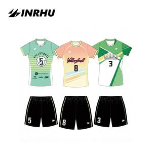 Maillot de volley-ball personnalisé respirant et à séchage rapide en polyester, uniforme d'équipe unisexe pour l'entraînement, fourni par l'usine - Product Image 1