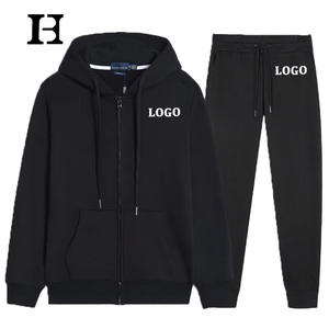 Conjunto de Sudaderas con Capucha para Hombre, Diseño Personalizado de Fábrica, Color Sólido, Fabricante OEM - Product Image 1