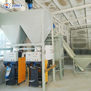 Línea de Producción de Mezcladora de Doble Eje Inteligente de 125kw con Control PLC, Libre de Polvo y Ecológica, para Materiales de Construcción - Product Image 2