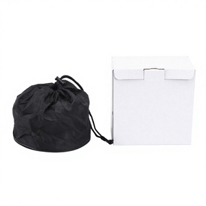 Juego de utensilios de cocina portátiles para acampar Guanglu, olla antiadherente para cocinar al aire libre de 1-2L con tapa, color naranja - Product Image 3