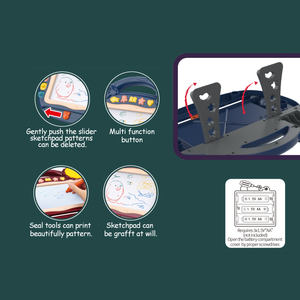 Yaratıcı Doodle yazı boyama panoları çocuklar renkli silinebilir çizim kurulu oyuncak - Product Image 2
