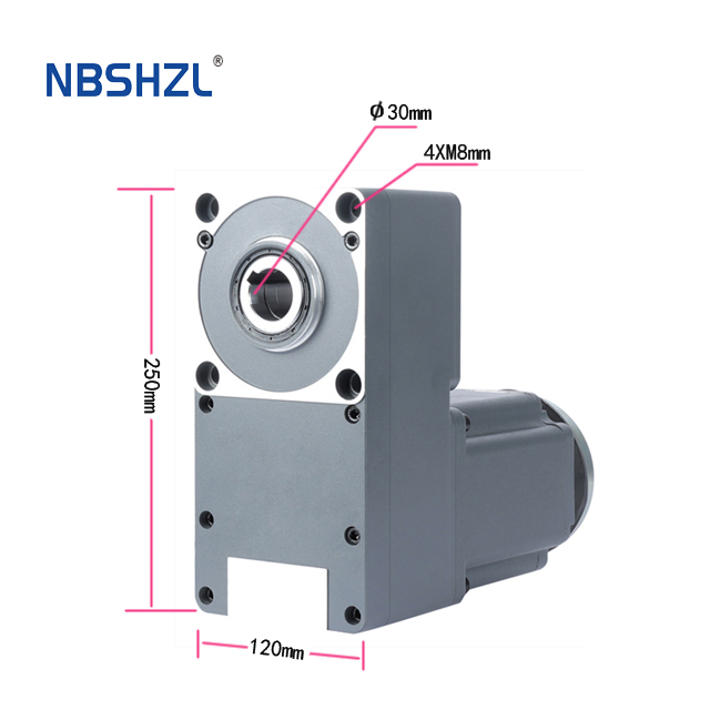 24V DC BLDC Permanent Magnet Worm Gear Micro Electric Worm Motor 3000W Drip-proof for Boat Power Tools Fan