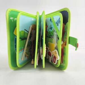 Animal de la forêt <span class=keywords><strong>Montessori</strong></span> enfants jouets éducatifs <span class=keywords><strong>tissu</strong></span> <span class=keywords><strong>livre</strong></span> silencieux <span class=keywords><strong>livre</strong></span> de feutre Art compétences de vie <span class=keywords><strong>livre</strong></span> occupé pour les tout-petits - Product Image 3