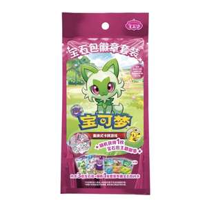 Jeu de cartes à collectionner Pokémon TCG en chinois simplifié, Scarlet & Violet, Ruby Pack 123, ensemble de badges, pour les fans et les joueurs - Product Image 1