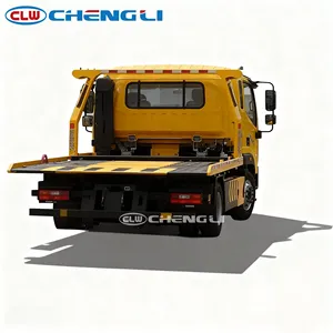<b>Flatbed</b> Tow <b>Truck</b> Flat Bed Towing 6X4 <b>Flatbed</b> <b>Truck</b> for Sale 350HP Heavy-Duty Recovery Vehicle (CLW Custom-Built) - Product Image 3